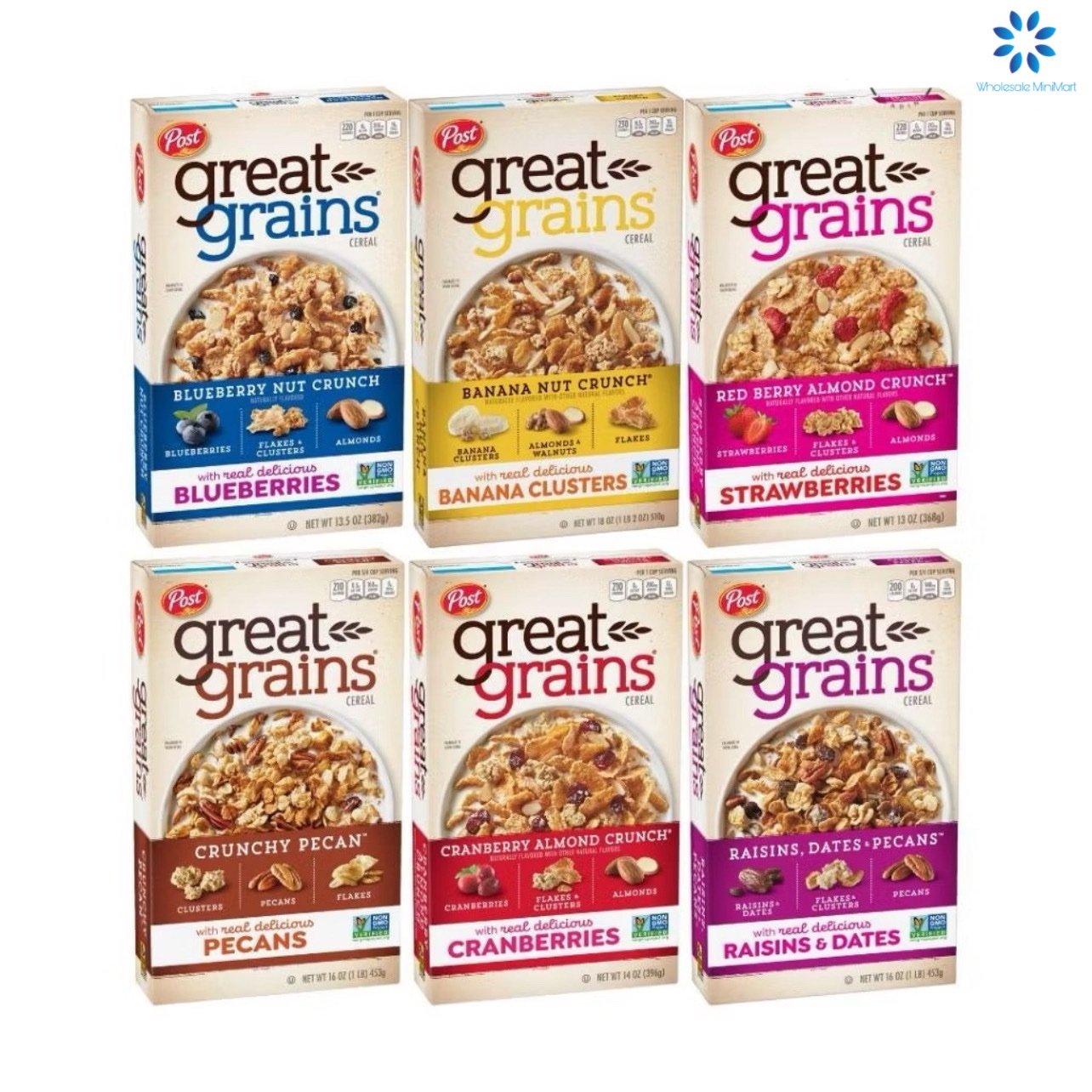Post Great Grains Cereal - Banana Nut 439g - Image 2