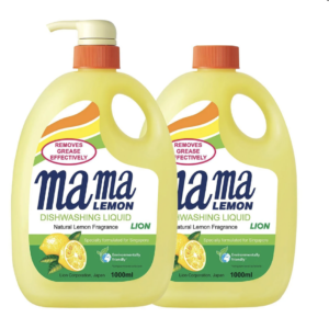 Mama Lemon Dishwashing Liquid Natural Lemon 1L + Refill 1L