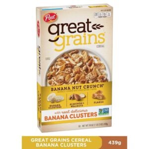 Post Great Grains Cereal - Banana Nut 439g