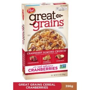 Post Great Grains Cereal - Cranberry Almond 396g