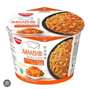 Singapore Nissin Instant Noodles Jumbo Seafood Chili Crab Flavour 121g