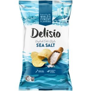 Delisio Potato Chips 130g - Sea Salt From New Zealand