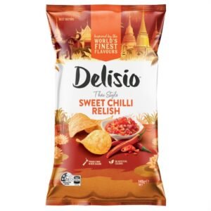Delisio Potato Chips 130g - Sweet Chili Relish From New Zealand