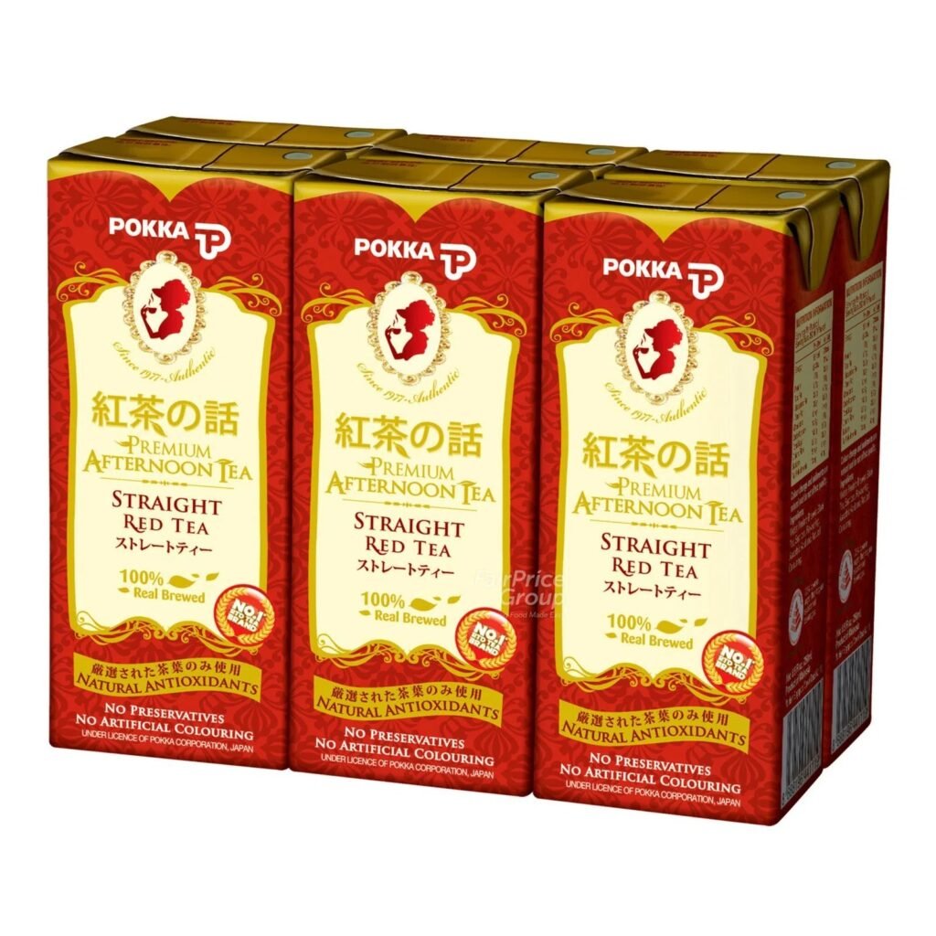Pokka Premium Straight Red Tea 250ml x 6