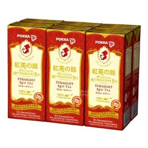 Pokka Premium Straight Red Tea 250ml x 6