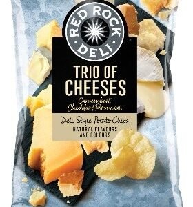 Red Rock Deli Potato Chips 165g - Trio Cheese