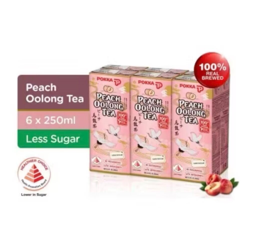 Pokka Peach Oolong Tea 6 x 250ml 蜜桃乌龙茶