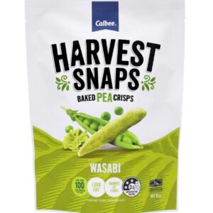 Calbee Harvest Snaps Baked Pea Crips 93gm - Wasabi