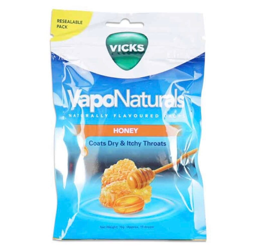 Vicks VapoNaturals Drops - Honey 70g