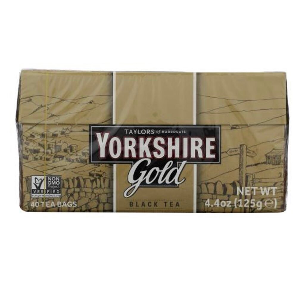 Taylors of Harrogate Yorkshire Gold Our Finest Blend 40 Tea Bags - Gold