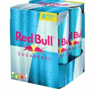 Sugar Free Red Bull Energy Can Drink Sugar Free from Europe 4 x 250ml
