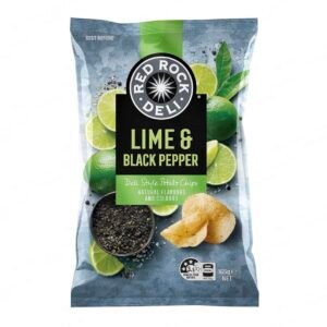 Red Rock Deli Potato Chips 165g - Lime & Black Pepper