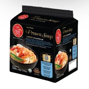 Prima Taste La Mian Premium Instant Noodles (4pack x 140g) - Prawn Soup