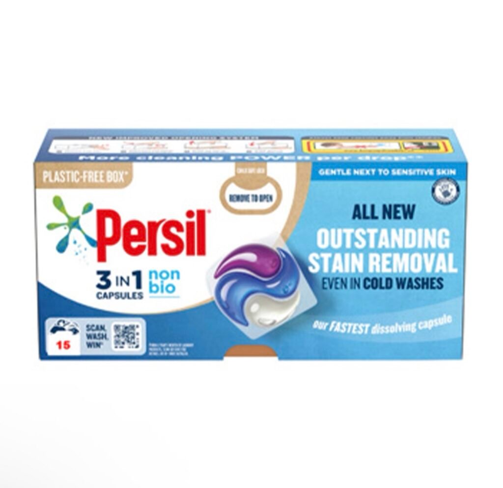 Persil 3IN1 Washing Capsules 15 Washes - Non Bio