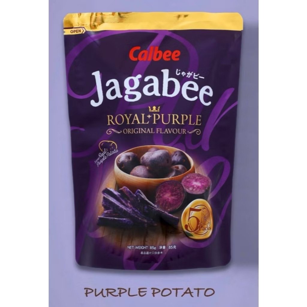 CALBEE JAGABEE POTATO STICK 新口味限定款国外进口卡乐比薯条三兄弟零食 - Purple Potato 紫薯条