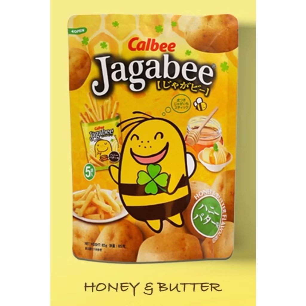 CALBEE JAGABEE POTATO STICK 新口味限定款国外进口卡乐比薯条三兄弟零食 - Honey Butter 蜂蜜牛油味