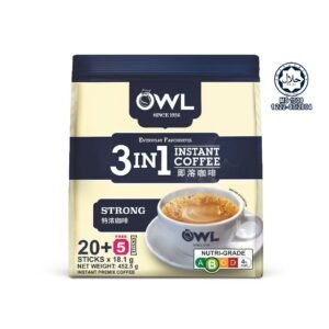 Owl 3 in 1 Instant Coffee 25 x 20g - Strong