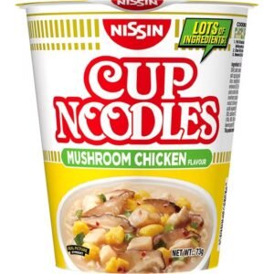 Nissin instant cup noodles - Mushroom Chicken 73g