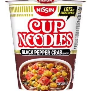 Nissin instant cup noodles - Black Pepper Crab 81g