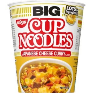 Nissin Big instant cup noodles - Japanese Cheese Curry 105g
