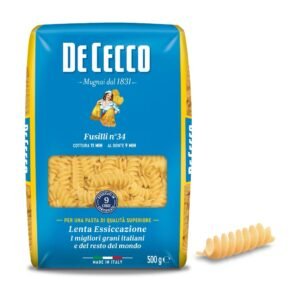De Cecco Durum Wheat Pasta - Fusilli n° 34
