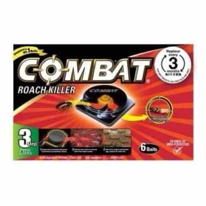 Combat Roach Killer Bait Stations, 6pcs