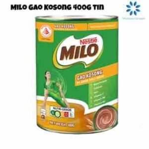 Milo Instant Chocolate Malt Drink Powder with Milk - Gao Kosong Tin 400g