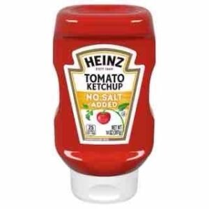 HEINZ TOMATO KETCHUP 397G (NO SALT ADDED)