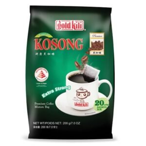 Gold Kili Kopi O Kosong - Extra Strong (No Cane Sugar Added) 20 x 10g