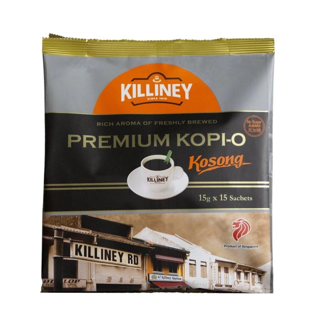 Killiney Premium Kopi-O Kosong (15 x 15g)