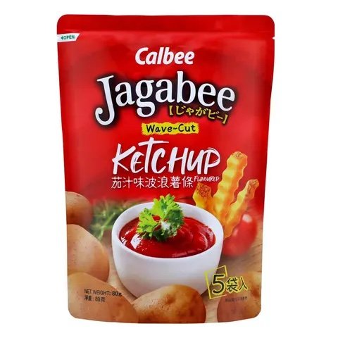 CALBEE JAGABEE POTATO STICK 新口味限定款国外进口卡乐比薯条三兄弟零食 - Tomato Ketchup 番茄味