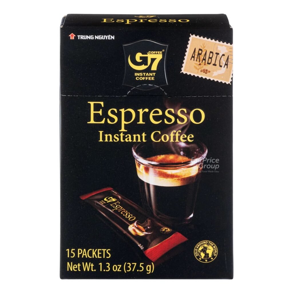 G7 Espresso Instant Coffee 2.5gx15T Vietnam Coffee