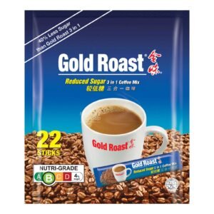 Gold Roast 3 in 1 Instant Coffee Mix - Reduced Sugar
