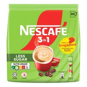 Nescafe 3 in 1 Instant Coffee Less Sugar (30x14g)